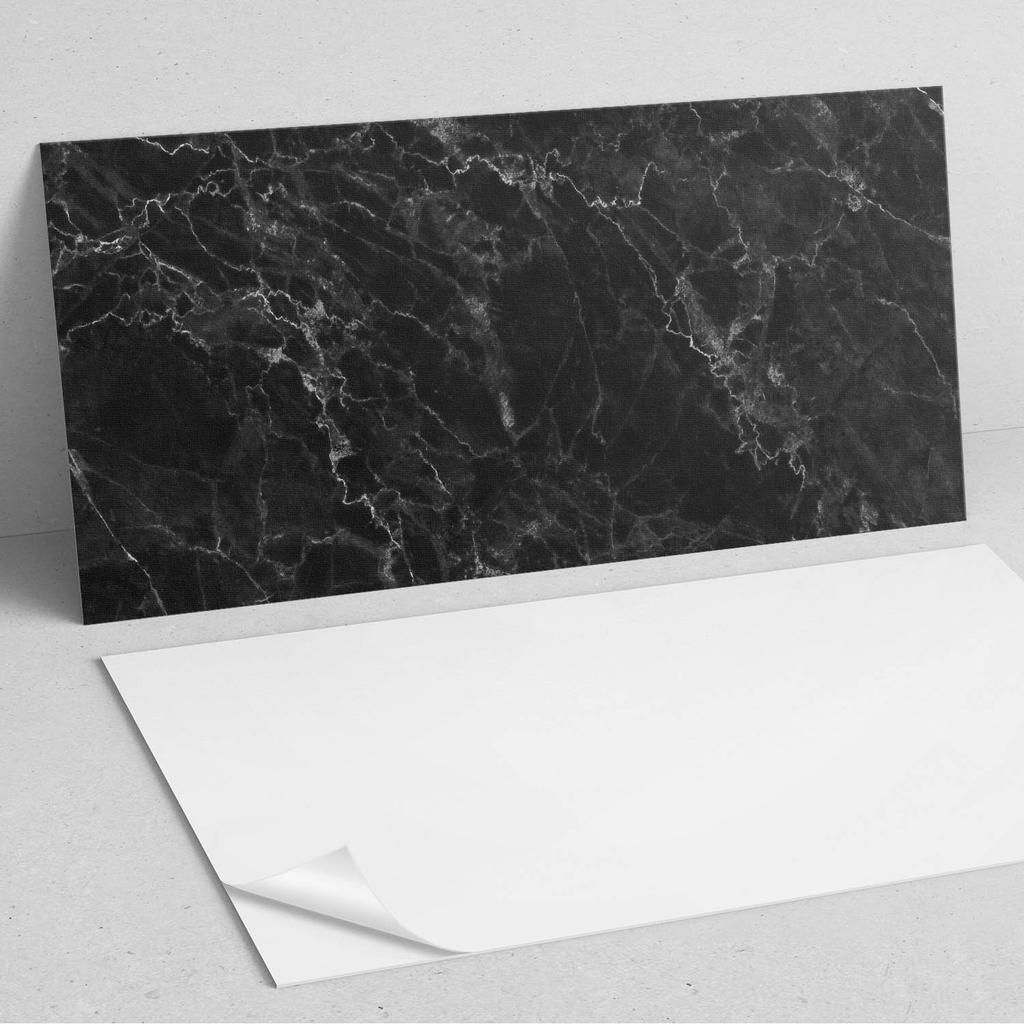 Zestaw Kafelków Samoprzylepnych Elegancki Marmur Z Żyłkami 10X40X20 Cm