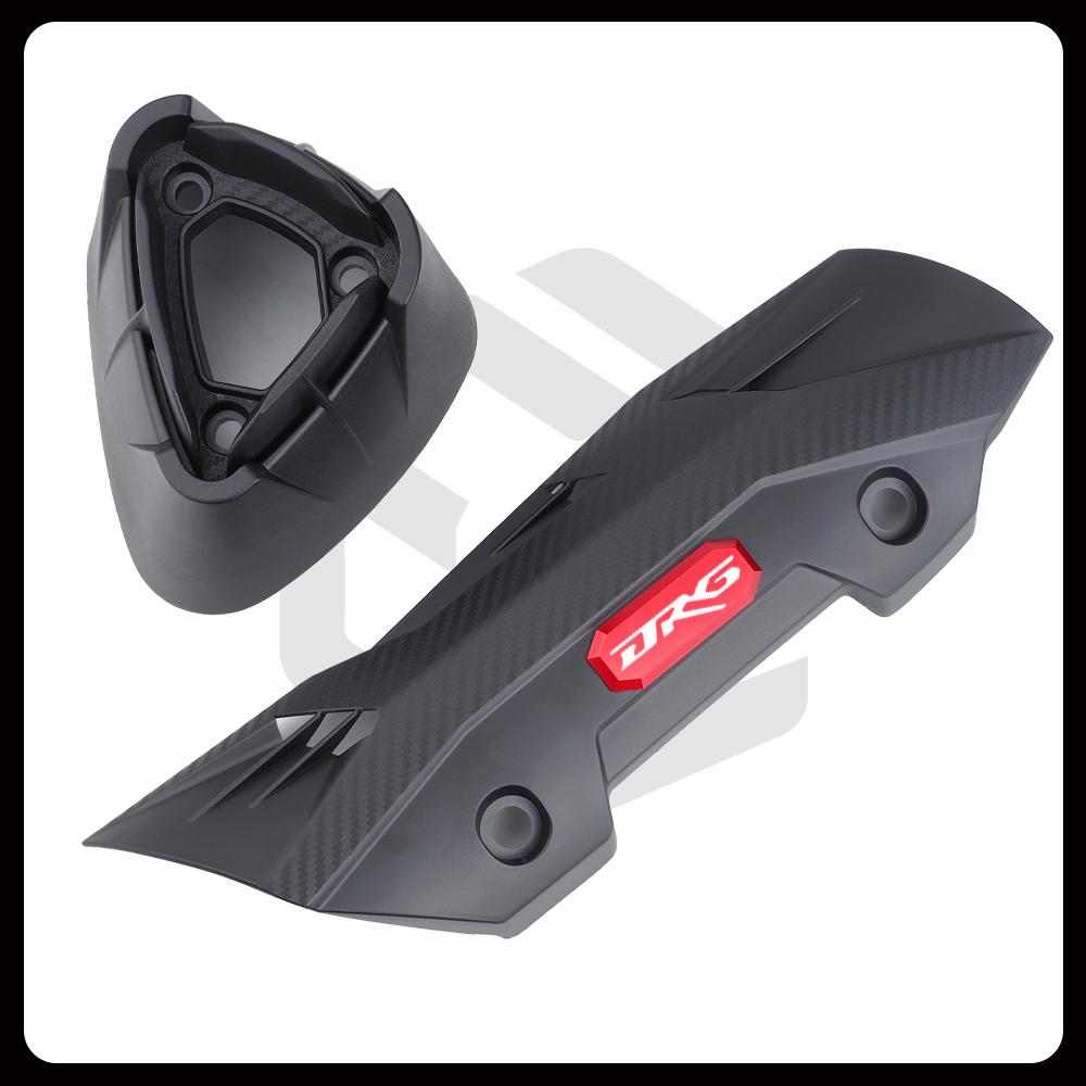 For SYM DRGBT MMBCU DRG 150 158 Motorcycle Exhaust Cover Heat ulation Cover Muffler Cover Combat Wind Exhaust pipe decoration