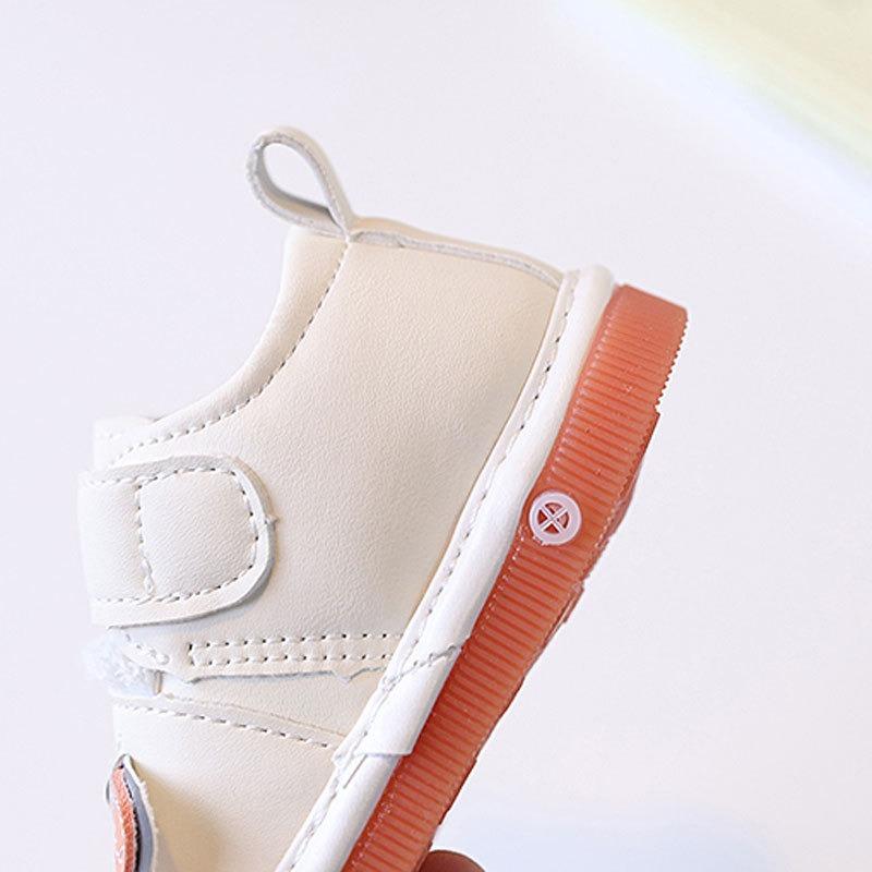 Unisex Baby Single Shoes, Spring/Autumn Style Infant Shoes 0-1-2 Years Old, Soft-Soled Squeaky Shoes.