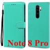 For Xiaomi Redmi Note 8 Pro Deksel Silikon Lær Lommebok Telefondeksel for Redmi Note 8 Deksel Redmi Note 8 Pro Flipdeksel Coque Fundas