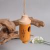 Hummingbird House Unique Shape Hanging Bird Cage Wooden Bird Nesting House for Garden Outdoor Decoration