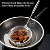 Stainless Steel Spider Strainer Skimmer Long-Handled Mesh Oil Strainer Spoon for Deep Frying Pasta & Hot Pot Rust-Resistant Kitchen Cooking Spoon