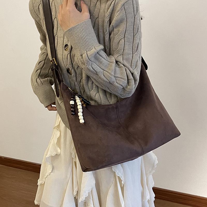 2025 Niche Retro Versatile Women's Underarm Dumpling Bag - Large Capacity Fashion Shoulder Crossbody Bag