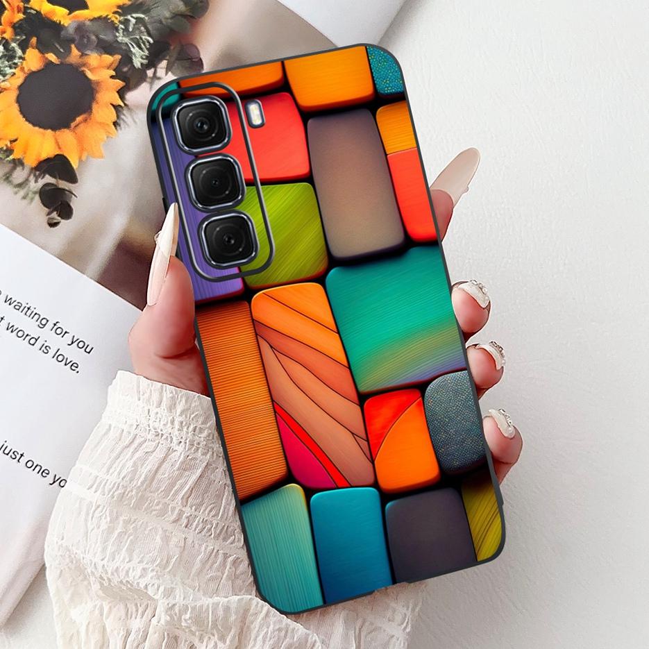 Hülle für Infinix Hot 50 Pro Plus X6880, niedliches Koi-Motiv, weiche TPU-Handyhülle für Infinix Hot 50, Hot50 Pro 4G X6881 und X6882