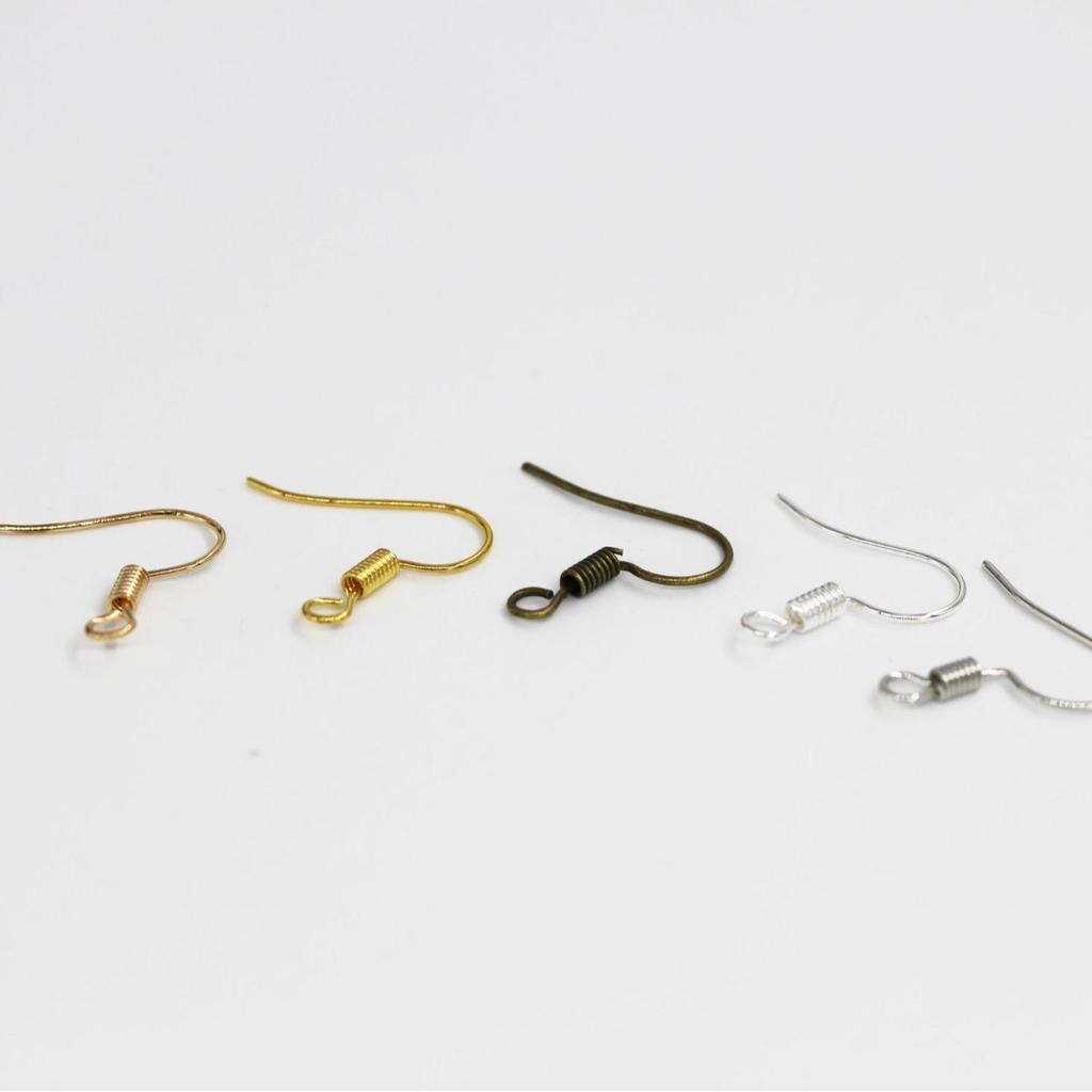 High-Quality DIY Iron Ear Hooks Without Beads - In Stock