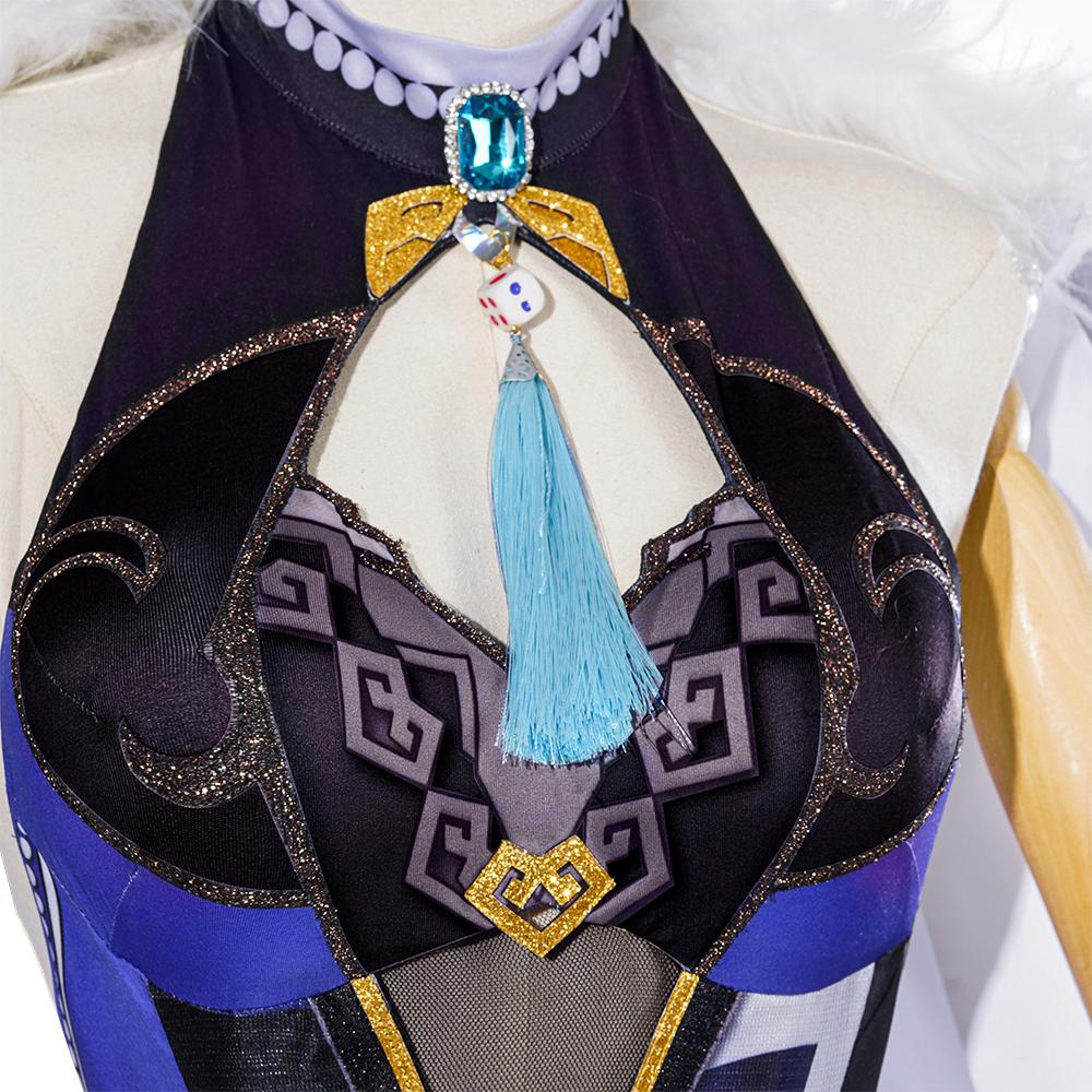 Yelan   Cosplay Costume Sexy Lovely Uniform Halloween Party Outfit Women Shoes