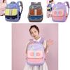 Adorable Cartoon Nylon Backpack For Kids Large Capacity School Bag For Boys And Girls