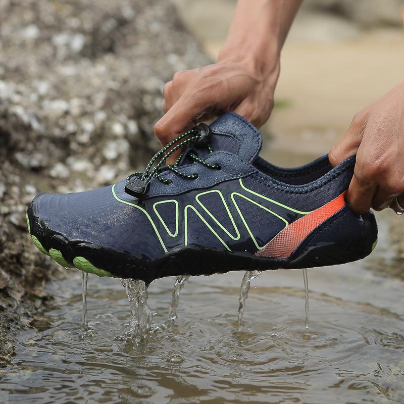New Shuoxi shoes men's breathable non-slip wading shoes fishing beach swimming shoes quick-drying hiking shoes women's indoor