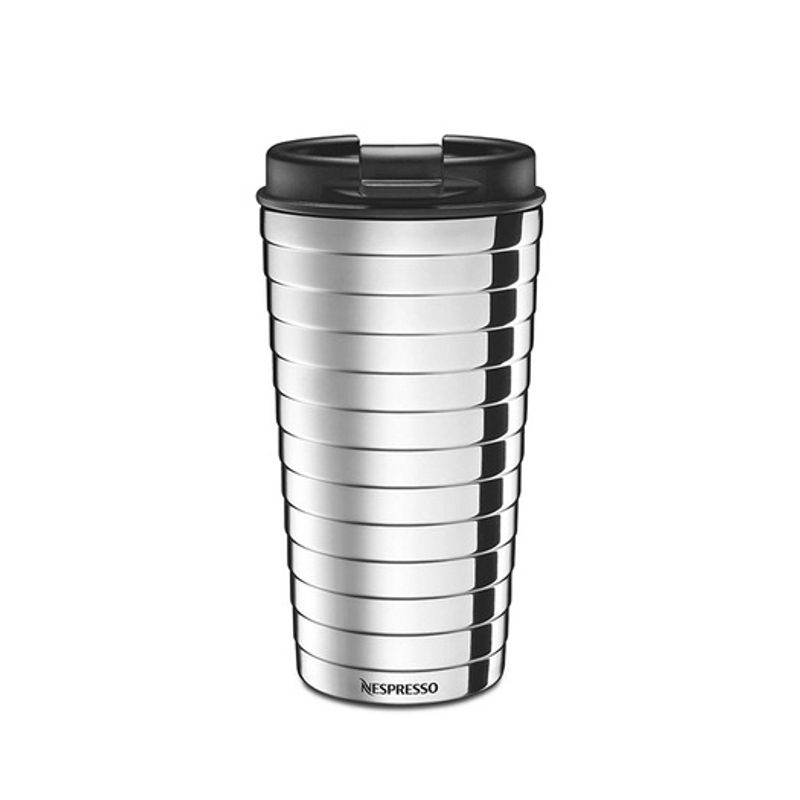 NESPRESSO Offizieller Reisebecher Touch Edelstahl-Tumbler 345ml