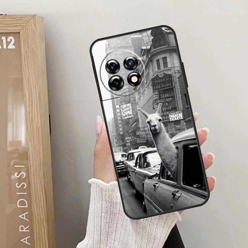 Cute Alpaca Donkey Case For OnePlus Nord 5 CE 2 3 4 Lite N20 N30 OnePlus 15 R 13R 12R 10R 13T 10T 11 12 13 Cover