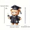 New Creative Graduation Season Bear 2D Acrylic Pendant