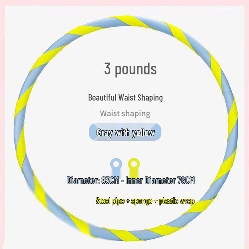 Zilaiqu Weighted Hula Hoop for Adult Fitness