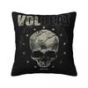 Volbeats Greatest Of All Tours Square Pillow Covers Bed Car Guitar Cushion Cover Cute Decorative Pillow Cover 40*40
