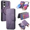 For Samsung Galaxy S25 Edge Magnetic Case CASENEO Detachable Leather Phone Wallet Cover