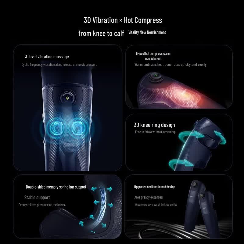 Philips 3D Vibration Calf & Knee Airbag Massager CN Plug (adapter Included)