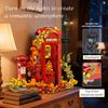 Telephone Booth Moc Building Blocks Street View Moc Bricks Set for Adults Girl Micro Construction Set Model Assembling Toy Gifts