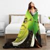 Pun Mein Swampf S-shreks Blanket  Super Warm Novelty Plush Throw Blanket For Outdoor Travel Office Flannel Bedspread Bed Cover