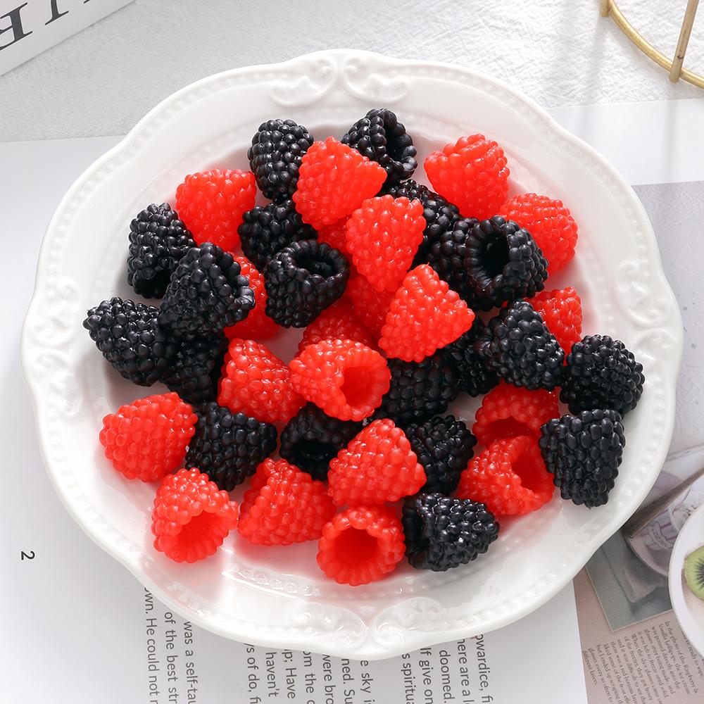

5/10/20Pcs Artificial Fruit Raspberry 2CM Fake Fruit Ornament Red Strawberry for Home Decor Table Decoration DIY Party Supplies 5Pcs