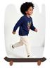 New Kids' European Style Reindeer Embroidery Sweatshirt - Round Neck Pullover for Boys