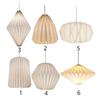 Nordic Modern Art Decoration Paper Origami Lantern Hanging Ceiling Pendant Light Lamp Shade