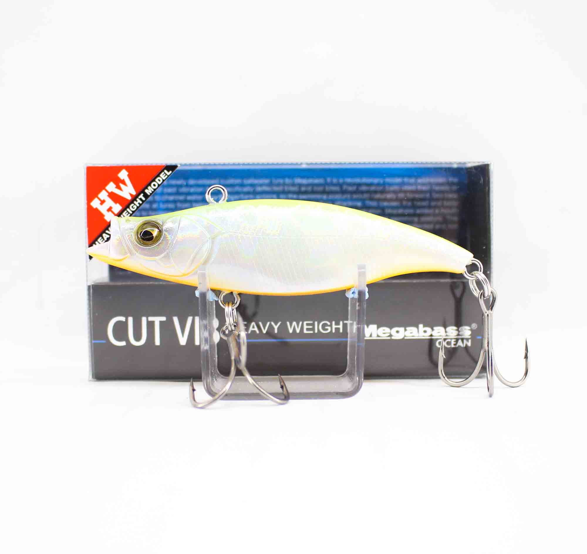 

Megabass Cut Vib HW Vibration Lure Shell Skin Lemon OB (9894)