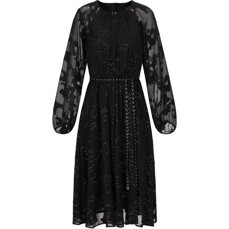 

JUZI ANNACAU French Elegant Bright Silk Floral Midi Dress XL