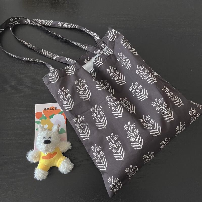 

Boho Printed Cotton Shoulder Tote Bag