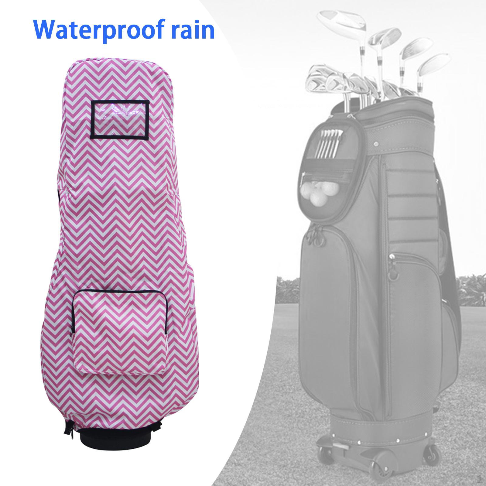 Bag Rain Cover, Golf Hood, Waterproof & Dustproof Portable розовый