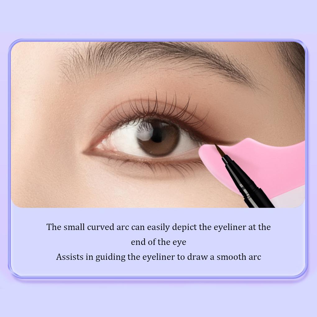 2X Mascara Guard Eyelash Applicator Eyeshadow ple for Beginners No Scratches Professional Reusable Auxiliary