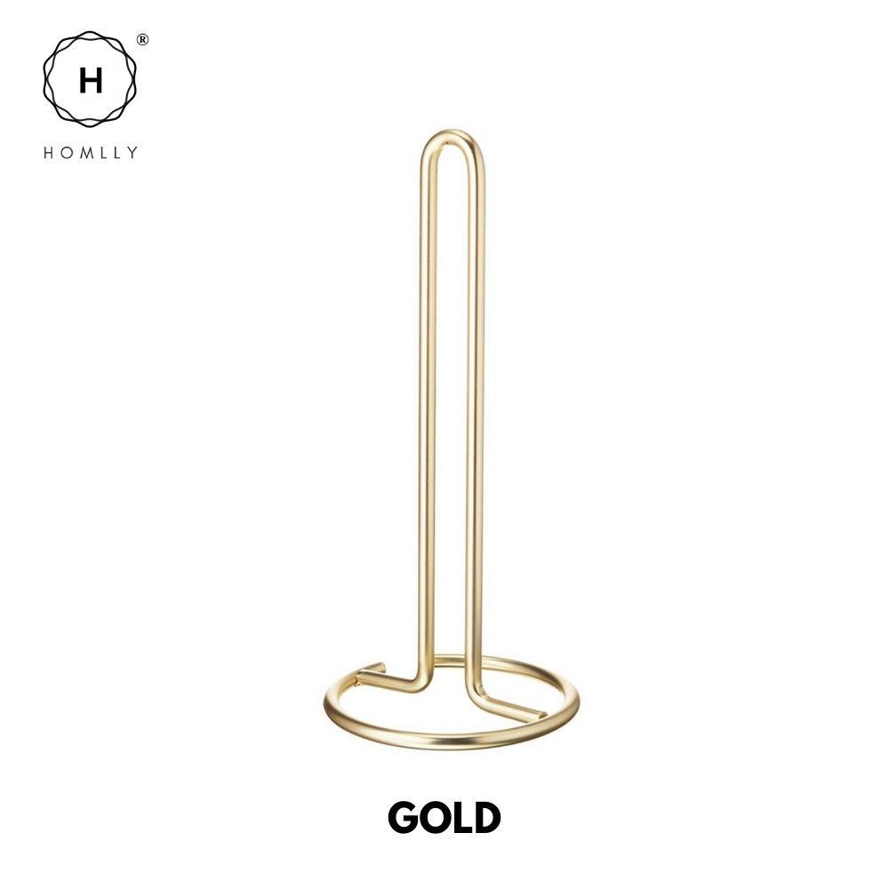 Homlly Keii Gold Kitchen Paper Roller Holder