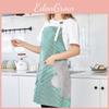 Linen Apron Cotton Sleeves Adults Home Daily Necessity Wipe Hands Protective