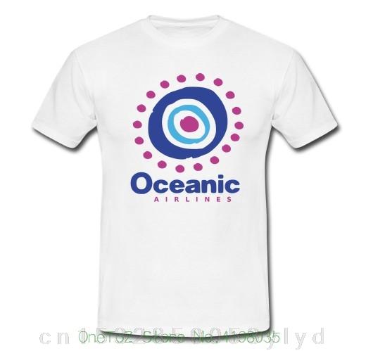 

Oceanic Airlines Tee Flight 815 Lost Dharma Initiative XS-5XL T-shirt High Quality Casual Printing 4XL