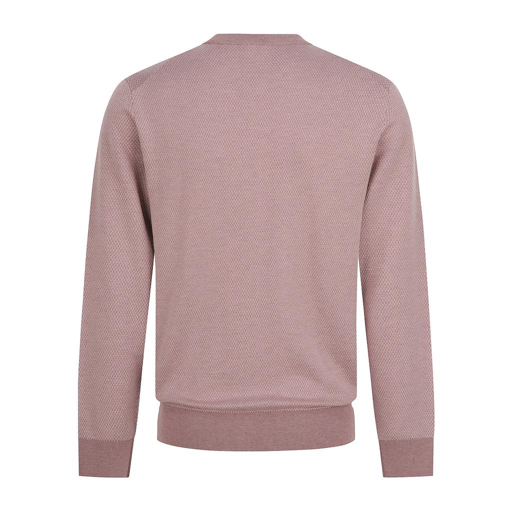 FERRAROMILANO All-Over Jacquard Round Knit Pink (Am0Ftsr30273)