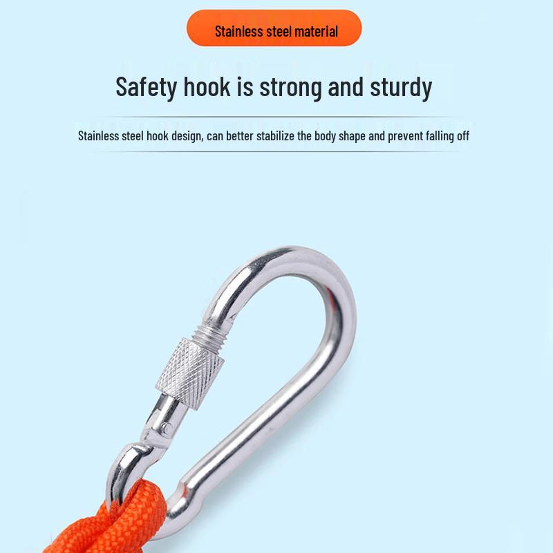 Floating Rescue Rope with Buckle and Float Ring