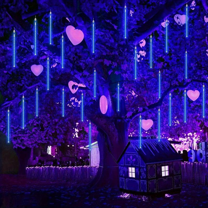 2025 Solar Meteor Shower Lights - Outdoor Christmas Decorations