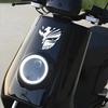 JDM Death Mask Anime Cartoon Reflective Motorcycle Stickers Scooter Front Windshield Decorative Accessories for KTM Honda YAMAHA
