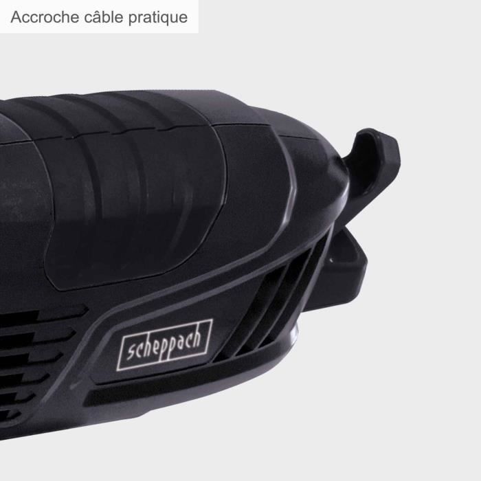 Taille-haie électrique télescopique - SCHEPPACH- ETHT1000 - Capacité de coupe 16 mm - réglable sur 6 positions