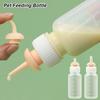 1Pcs Silicone Nozzle Pet Feeding Bottle Plastic Mini Kitten Nipple Feeder Milk Nursing Bottle