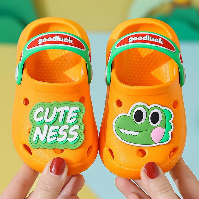 New Baby Sandals for Boys Girls Cartoon Kids Shoes Summer Toddler Flip Flops Children Home Slippers Beach Swimming Slippers