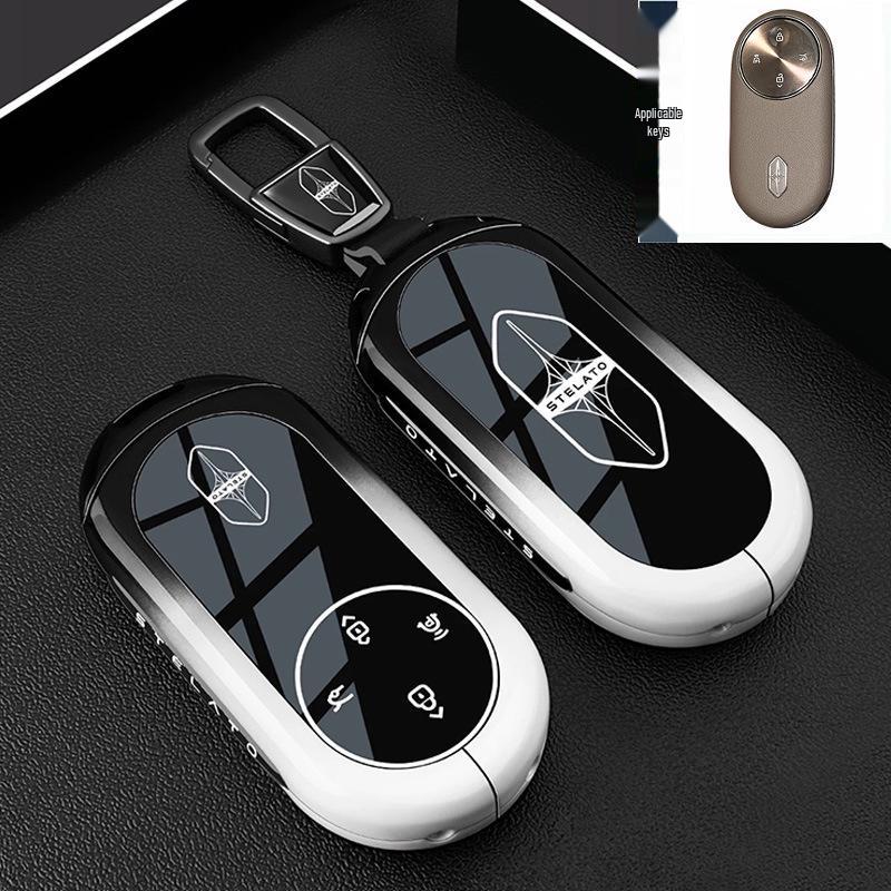 Anwendbare STELATO Enjoy S9T Schlüsseltasche für Modell 25/26/2026 - Neue S9 Fernbedienungs-Autotasche mit Schnalle.