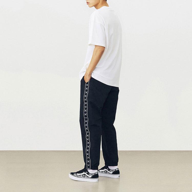 Vans Solid Color Pocket Letter Logo Loose Casual Short Sleeve Drop Shoulder T-Shirt Unisex T-Shirts White VN0A5E5IWHT