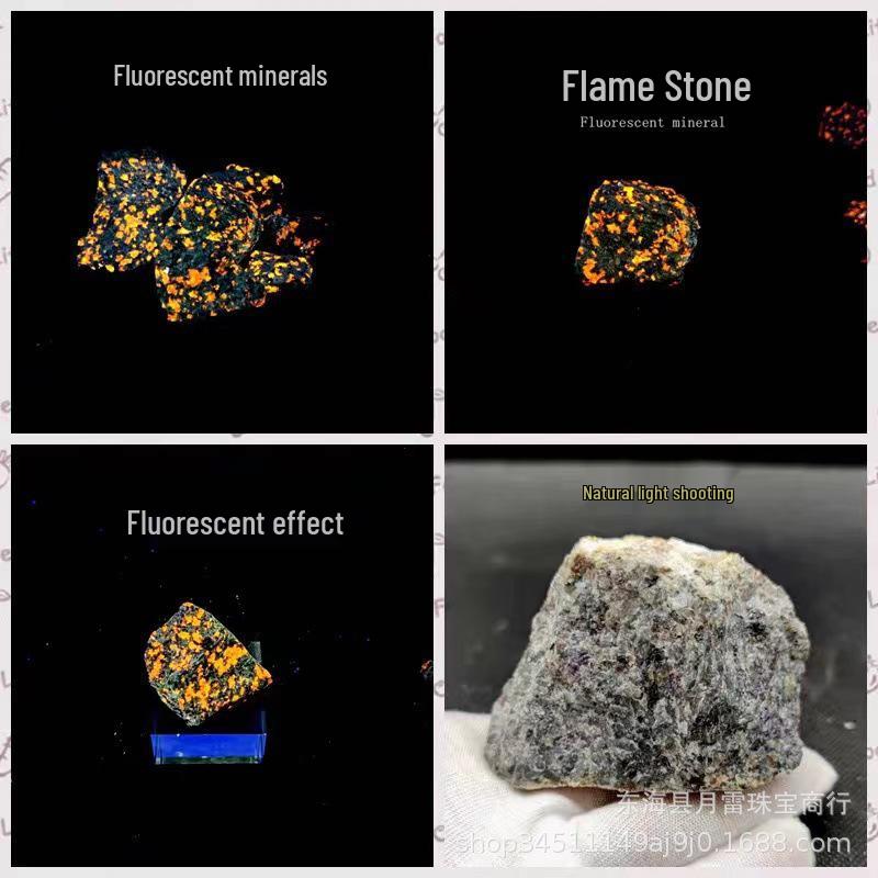 Natural Crystal Raw Ore Diffuser Powder – White & Yellow Incense Stone for Home Office Decoration
