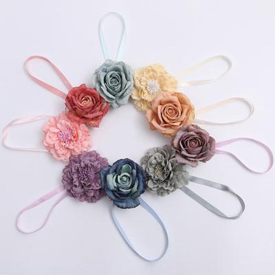 1 para kwiatowa magnetyczna klamra do zasłony z wiązaniem Holdback uchwyt do zasłon Home Decor