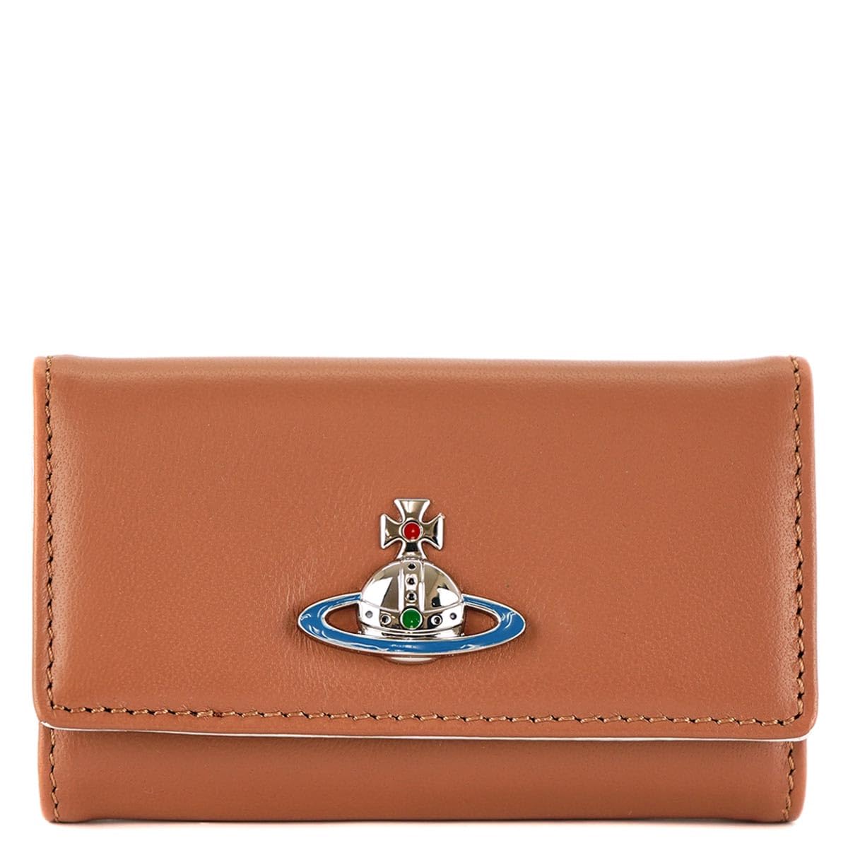 

Vivienne Westwood Nappa Key D411 51020001 Коричневый x Серебристый Чехол, Женский, Коричневый-Серебристый, L001L, [Б/у]