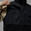 Jordan Logo Print Panel Design Stand Collar Sleeveless Vest Men Vest Black DX6598-010