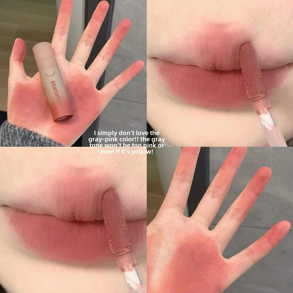 Høst Matt Fløyel Lipgloss Langvarig, Ikke-Klebrig, Smudgesikker Flytende Leppestift