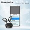 Smart AI Translation Headset Semi-in-ear Translator Earphones with 144+ Languages BT Translation Headset for Travel & Business