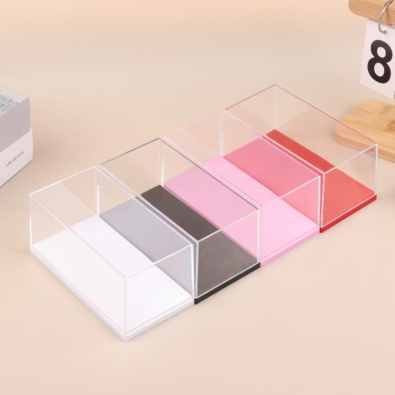 1 Stück Transparente Acryl-Aufbewahrungsbox Praktische 1/43 Diecast Modellauto-Vitrine DIY Staubdichtes Ausstellungsregal Spielzeug