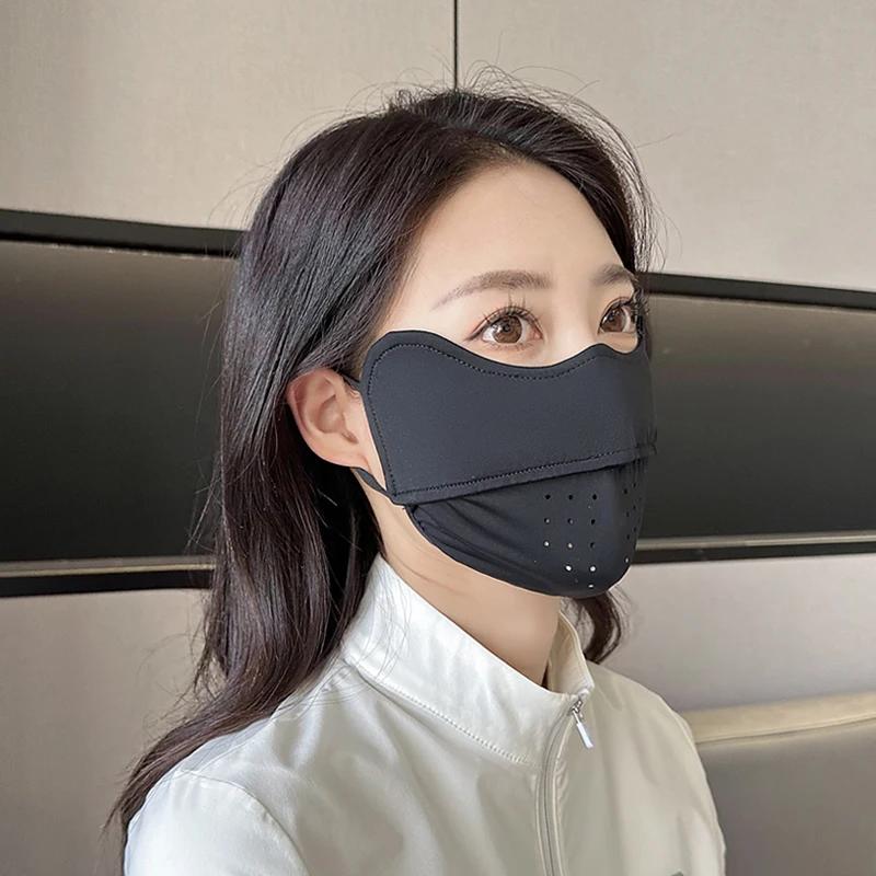 2024 New Fashion Unisex Protecție UV Protecție solară Mască de față Vară Ajustabilă Respirabilă Alergare în aer liber Ciclism Sport Mască