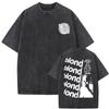 Washed Vintage Rapper Frank Oversized Tshirt Blond Graphic Tshirts Unisex Women Ocean Hip Hop T Shirt Unisexs Fashion Casual Tees